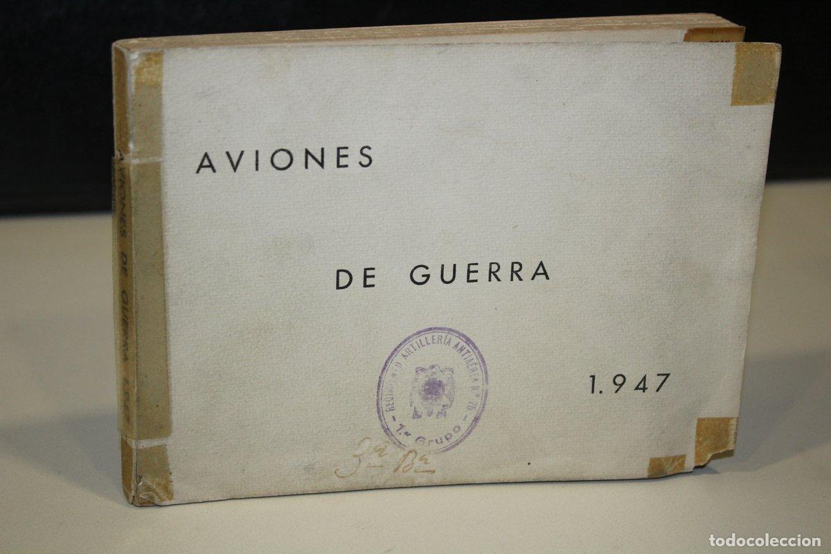 Libros: Aviones de Guerra. 1947. Imprenta del Regimiento de Artiller&iacute;a de Costa de Gran Canaria. -