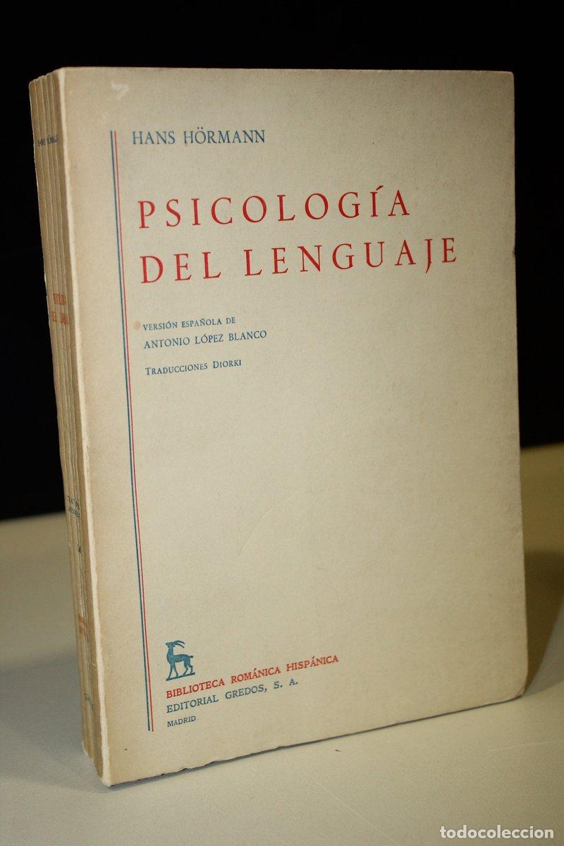 Libros: Psicolog&iacute;a del lenguaje - H&ouml;rmann, Hans. - Foto 1