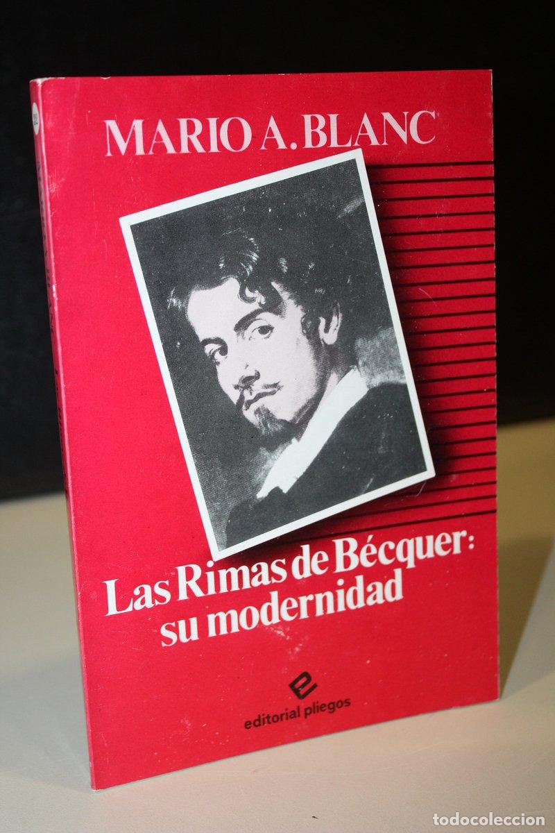 Libros: Las Rimas de B&eacute;cquer: su modernidad - Blanc, Mario A.
