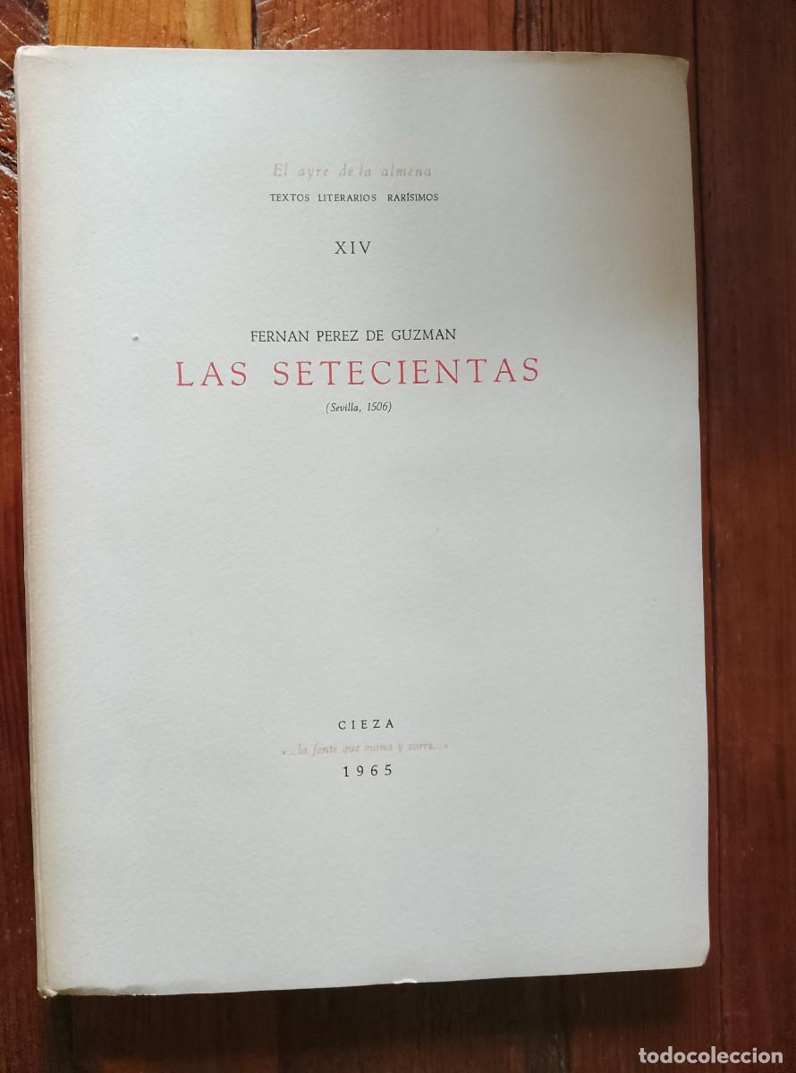 books: Fern&aacute;n P&eacute;re Guzm&aacute;n - LAS SETECIENTAS. Sevilla, 1506