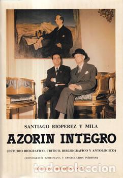 Libros: Azor&iacute;n &Iacute;ntegro - Santiago Rioperez y Mila