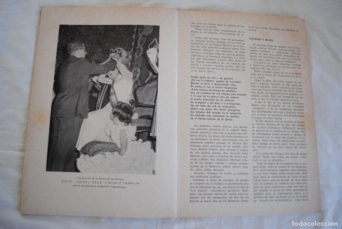 Libros: UBRIQUE , JUEGOS FLORALES 1971 - Foto 4