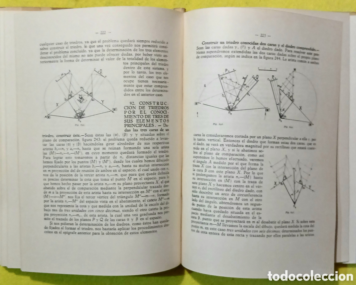Libros: GEOMETRIA DESCRIPTIVA, PERSPECTIVA, - Foto 3