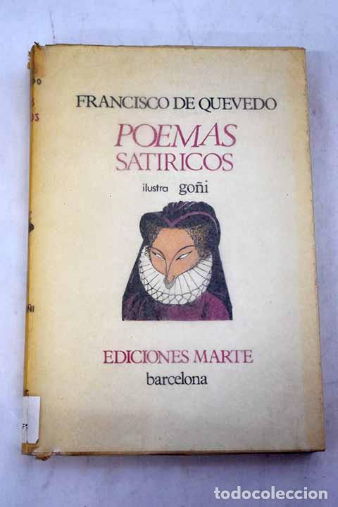 Libros: Po&eacute;mas sat&iacute;ricos: Francisco de Quevedo.- Quevedo y Villegas, Francisco de