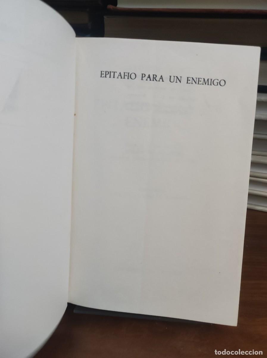 Libros: Epitafio para un Enemigo George Barr - Foto 3