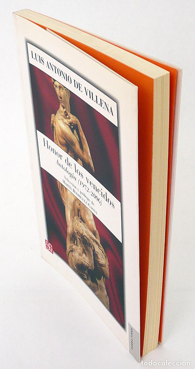 Libros: Luis Antonio de Villena, Honor de los vencidos - Foto 2