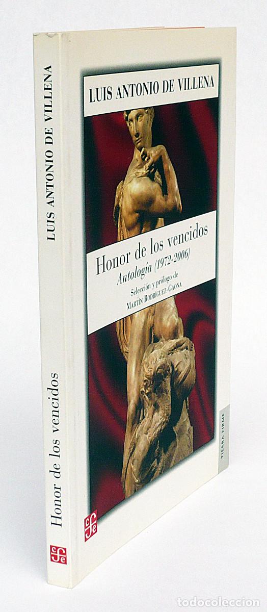 Libros: Luis Antonio de Villena, Honor de los vencidos - Foto 3