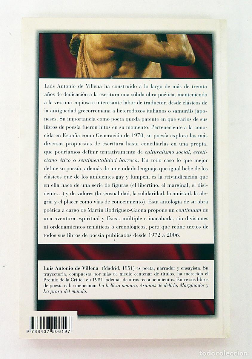 Libros: Luis Antonio de Villena, Honor de los vencidos - Foto 6