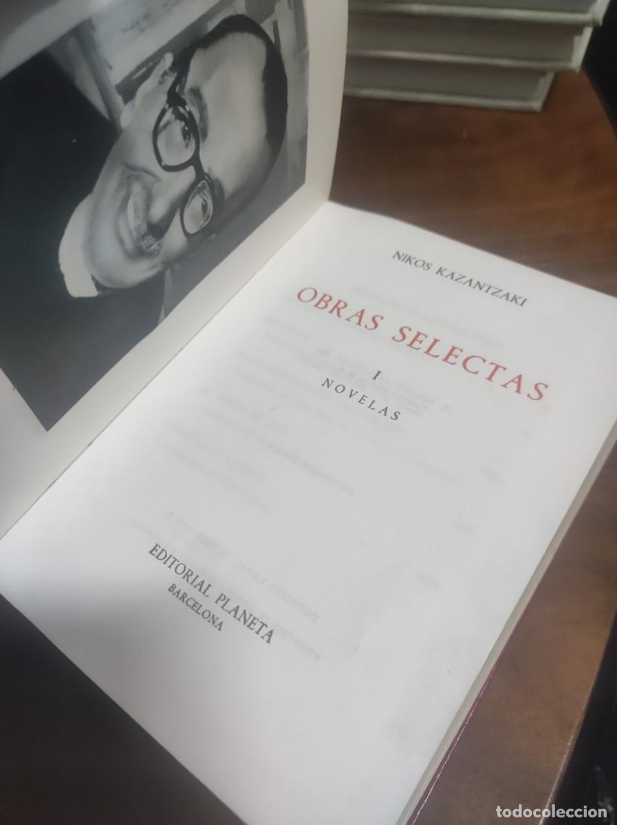 Libros: Obras Selectas I (Novelas) Nikos Kazantzakis Editorial Planeta - Foto 2