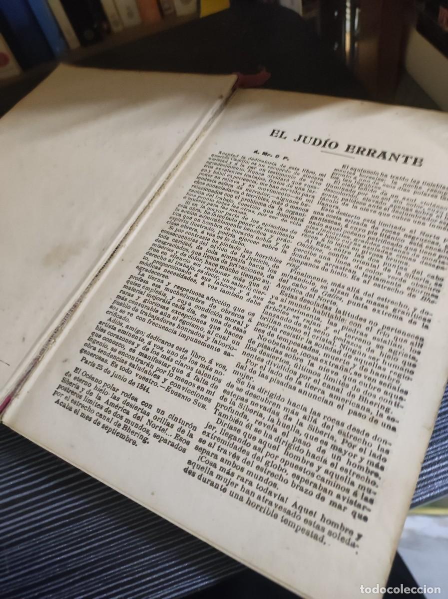 Libros: El jud&iacute;o errante Eugenio Sue Ram&oacute;n Sopena (1934) - Foto 8
