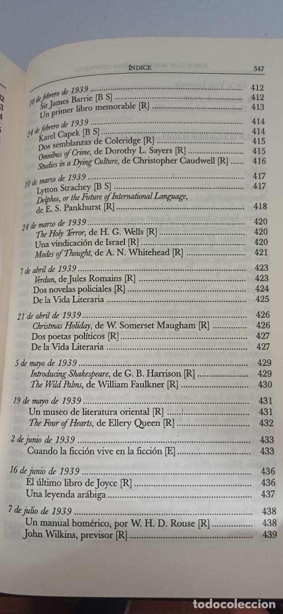 Libros: OBRAS COMPLETAS (4 TOMOS) JORGE LUIS BORGES, EMECE 1997 - Foto 8