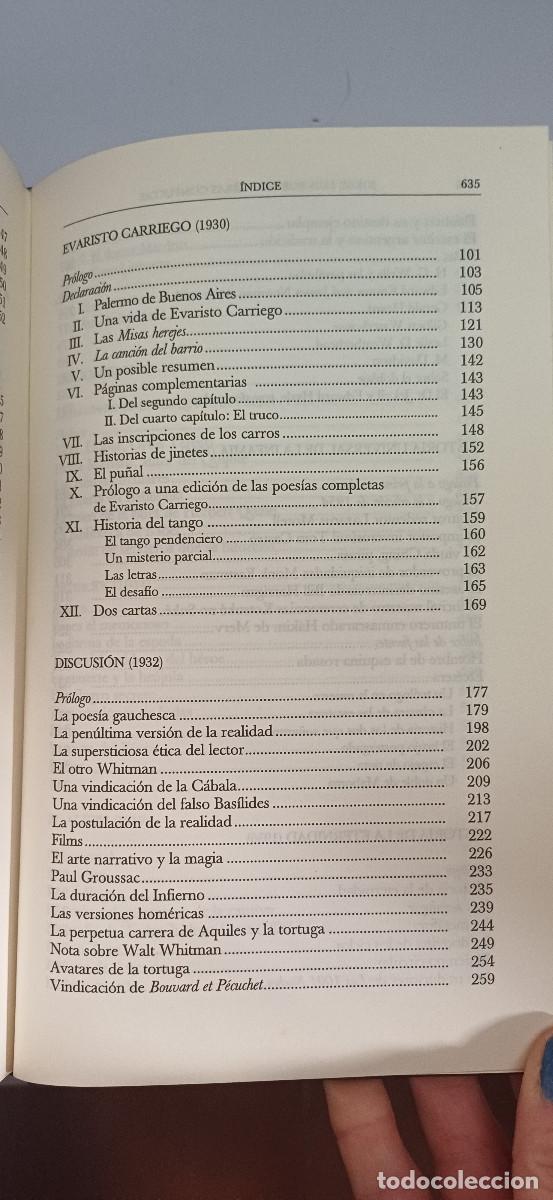 Libros: OBRAS COMPLETAS (4 TOMOS) JORGE LUIS BORGES, EMECE 1997 - Foto 12