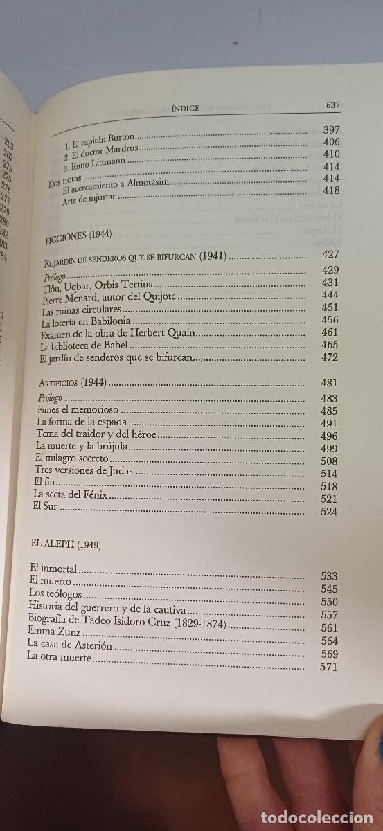 Libros: OBRAS COMPLETAS (4 TOMOS) JORGE LUIS BORGES, EMECE 1997 - Foto 14