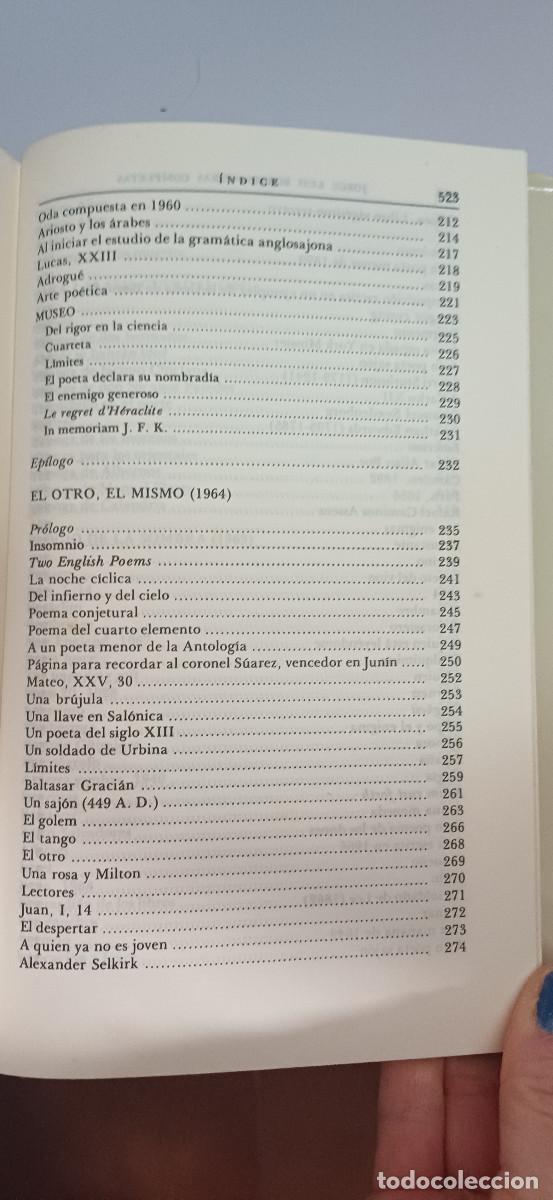 Libros: OBRAS COMPLETAS (4 TOMOS) JORGE LUIS BORGES, EMECE 1997 - Foto 18