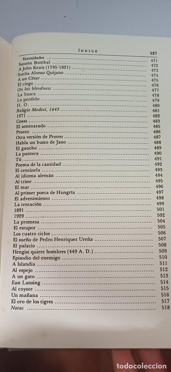 Libros: OBRAS COMPLETAS (4 TOMOS) JORGE LUIS BORGES, EMECE 1997 - Foto 22