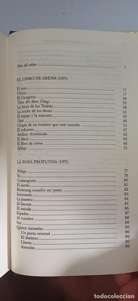 Libros: OBRAS COMPLETAS (4 TOMOS) JORGE LUIS BORGES, EMECE 1997 - Foto 23