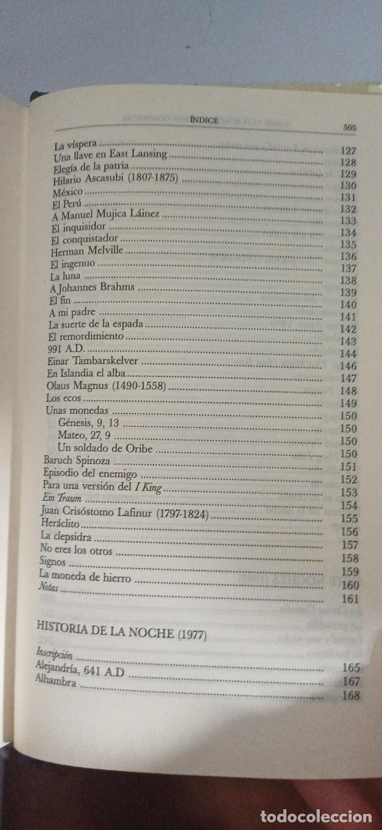 Libros: OBRAS COMPLETAS (4 TOMOS) JORGE LUIS BORGES, EMECE 1997 - Foto 25