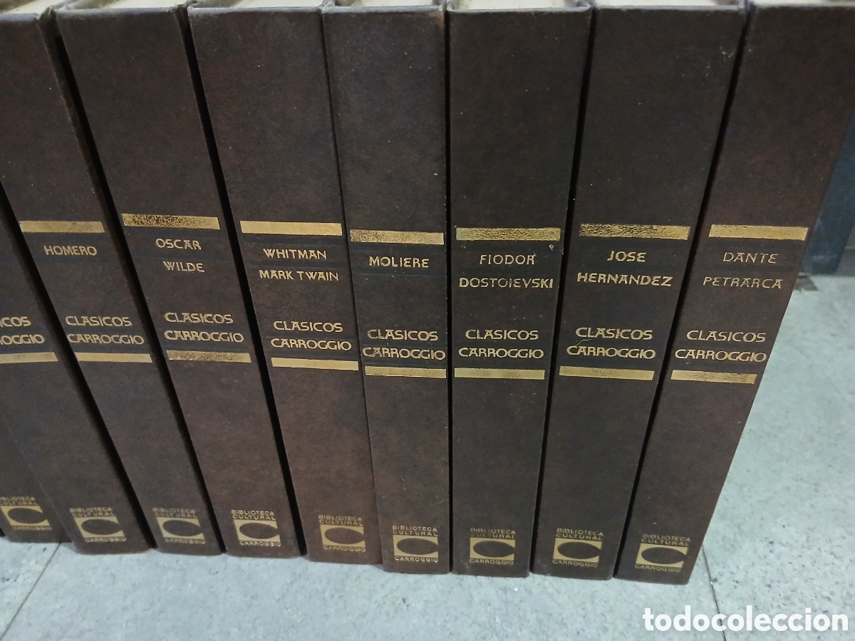 Libros: Colecci&oacute;n cl&aacute;sicos Carroggio. 17 tomos. - Foto 2