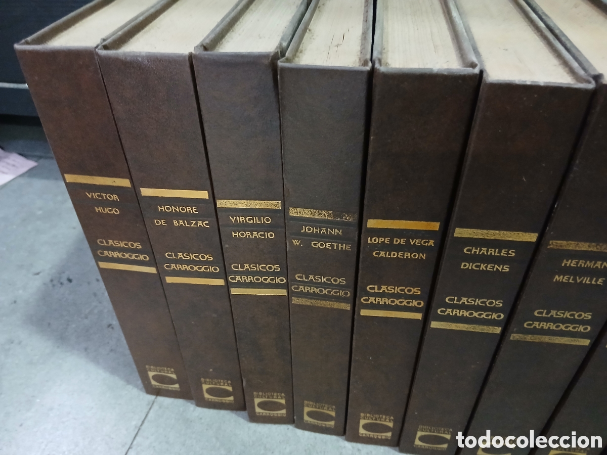 Libros: Colecci&oacute;n cl&aacute;sicos Carroggio. 17 tomos. - Foto 4