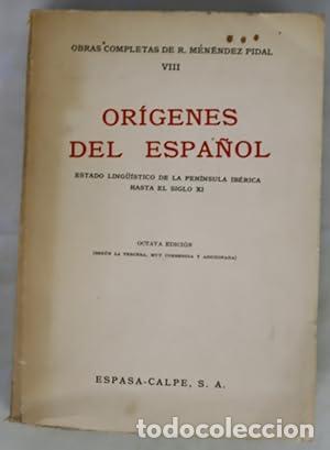 Libros: OR&Iacute;GENES DEL ESPA&Ntilde;OL - Men&eacute;ndez Pidal,Ram&oacute;n - Foto 1