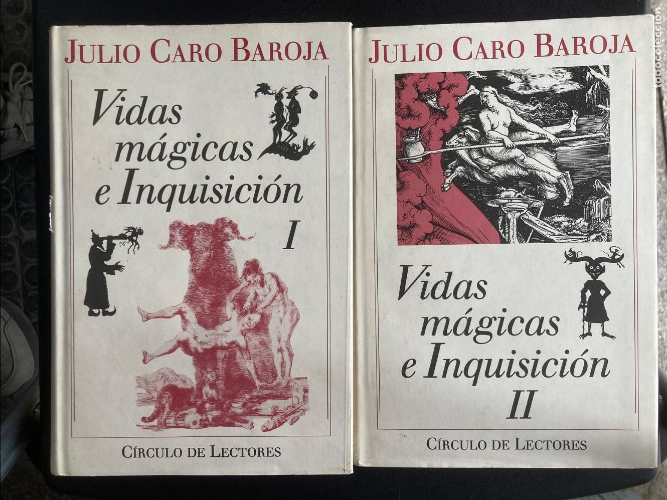 Livros em segunda m&atilde;o: Julio Caro Baroja - Vidas m&aacute;gicas e inquisici&oacute;n. Obra completa en 2 tomos