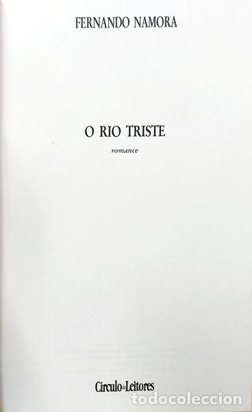 Libros: NAMORA. (Fernando) - O RIO TRISTE. - Foto 2