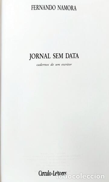 Libros: NAMORA. (Fernando) - JORNAL SEM DATA. - Foto 2