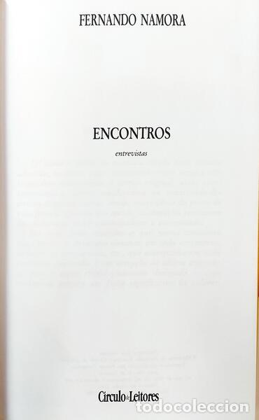 Libros: NAMORA. (Fernando) - ENCONTROS. - Foto 2
