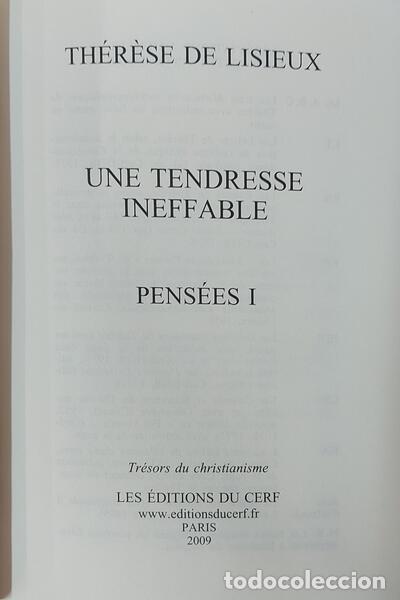 Libros: LISIEUX. (Th&eacute;r&egrave;se de) - PENS&Eacute;ES. [3 VOLS.] - Foto 2
