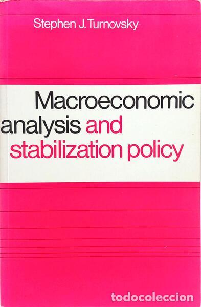 Libros: TURNOVSKY. (Stephen J.) - MACROECONOMIC ANALYSIS AND STABILIZATION POLICY. - Foto 1