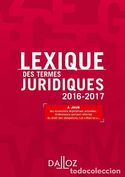 Libros: Lexique des termes juridiques- 9782247160754 - Foto 1