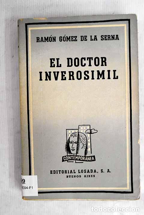 Libros: El doctor inveros&iacute;mil.- G&oacute;mez de la Serna, Ram&oacute;n