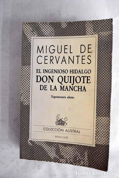 Libros: Don Quijote de la Mancha.- Cervantes Saavedra, Miguel de