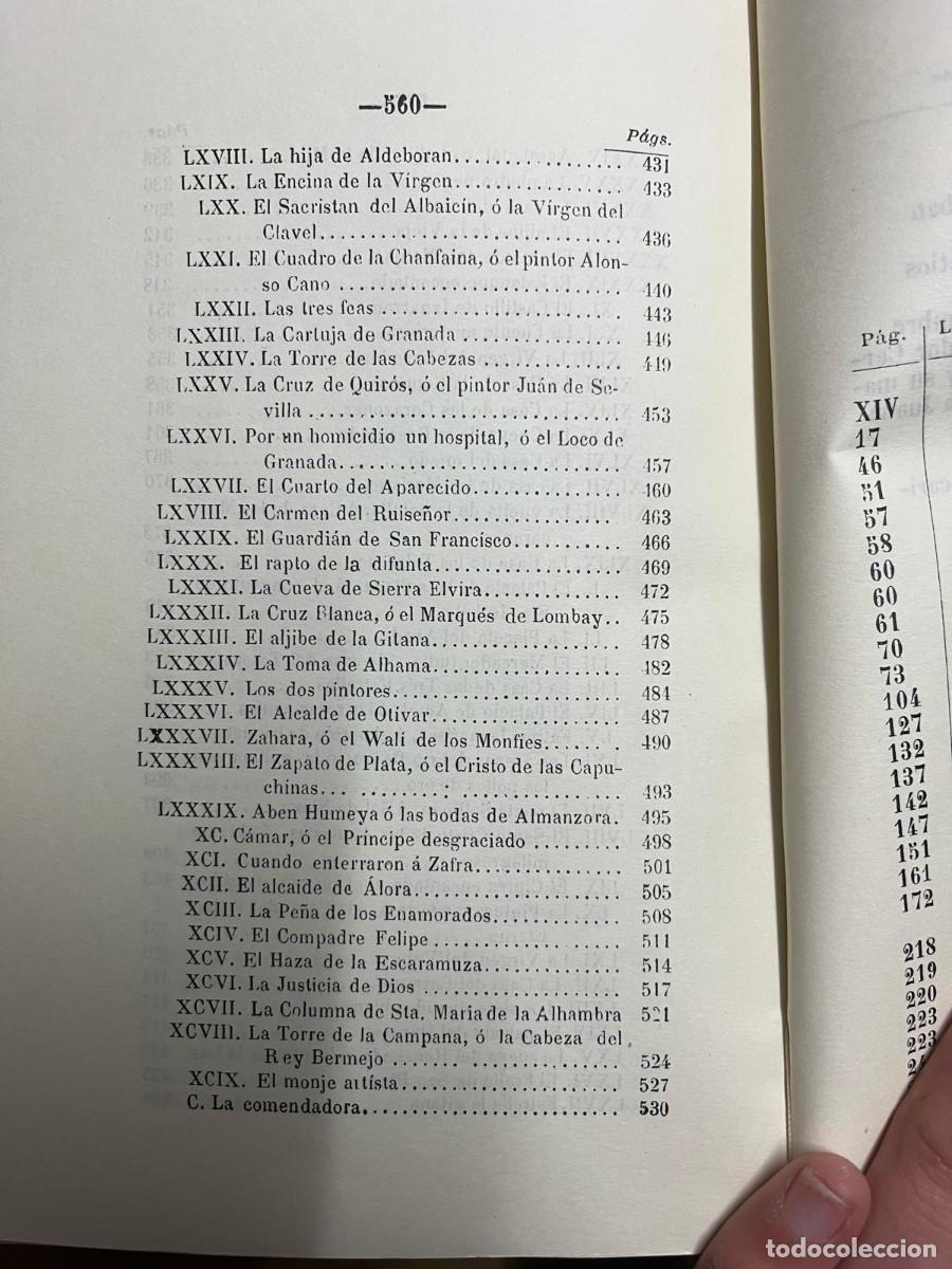Libros: El libro de las tradiciones de Granada. - Francisco de P. Villa-Real. - Foto 2