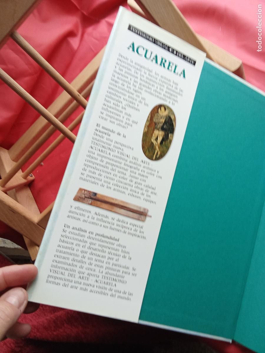 Libros: Testimonio visual del arte: Acuarela. Michael Clarke Q.959 - Foto 3