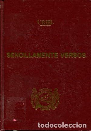 Libros: Sencillamente versos - PRUDENCIO GIMENEZ URIEL. - Foto 1