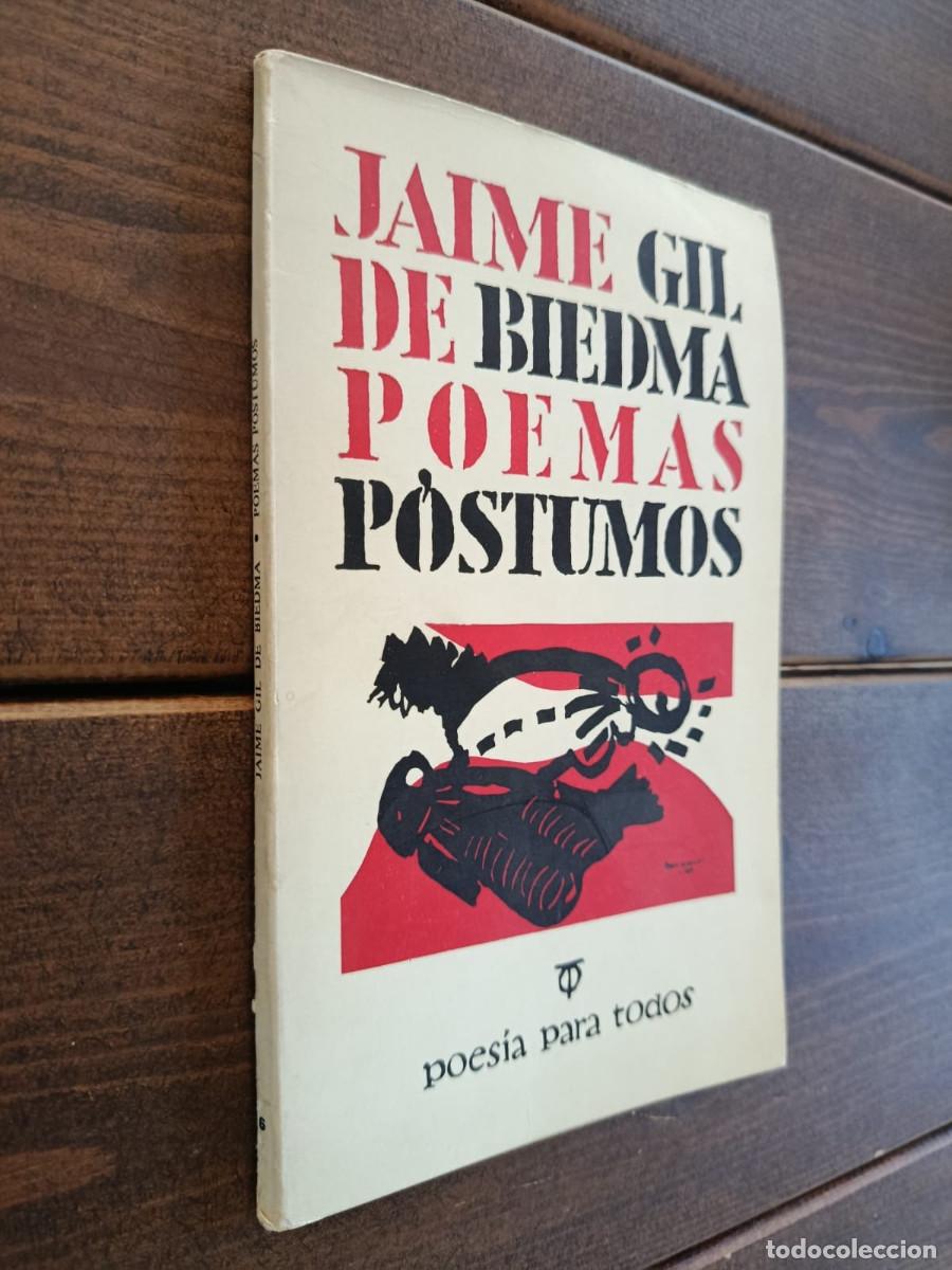 Libri di seconda mano: POEMAS P&Oacute;STUMOS (SEGUNDA EDICI&Oacute;N 1970) - JAIME GIL DE BIEDMA