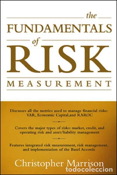 Libros: The Fundamentals of Risk Measurement- 9780071386272