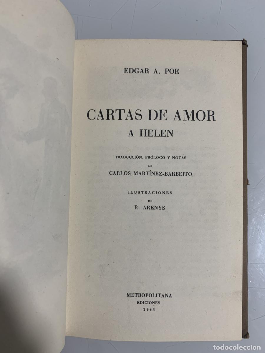 Libros: CARTAS DE AMOR A HELEN - Edgar Alan Poe - Foto 2