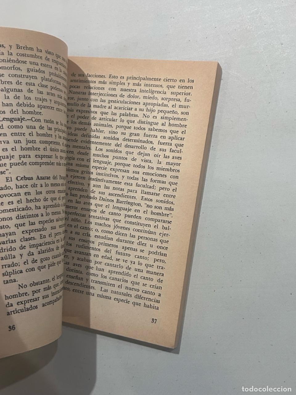 Libros: Charles Darwin - El origen del hombre - Foto 2