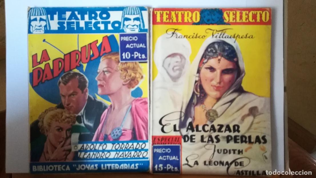 books: EL ALC&Aacute;ZAR DE LAS PERLAS. JUDITH LA LEONA DE CASTILLA. LA PAPIRUSA, 2 Tomos - FRANCISCO VILLAESPESA.