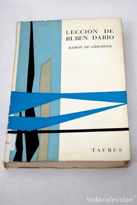 Libros: Lecci&oacute;n de Rub&eacute;n Dar&iacute;o.- Garciasol, Ram&oacute;n de - Foto 1
