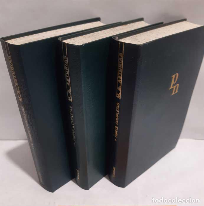 Libros: OBRAS COMPLETAS (3 TOMOS) - ASTURIAS, MIGUEL &Aacute;NGEL. Aguilar 1969, biblioteca premios nobel