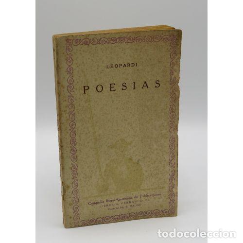 Libros: Poes&iacute;as - Leopardi - Librer&iacute;a Fernando - Foto 1