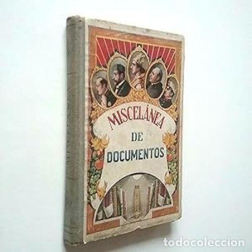 Libros: Miscel&aacute;nea de Documentos - Esteban Paluzie - Editorial Alhambra - Foto 1