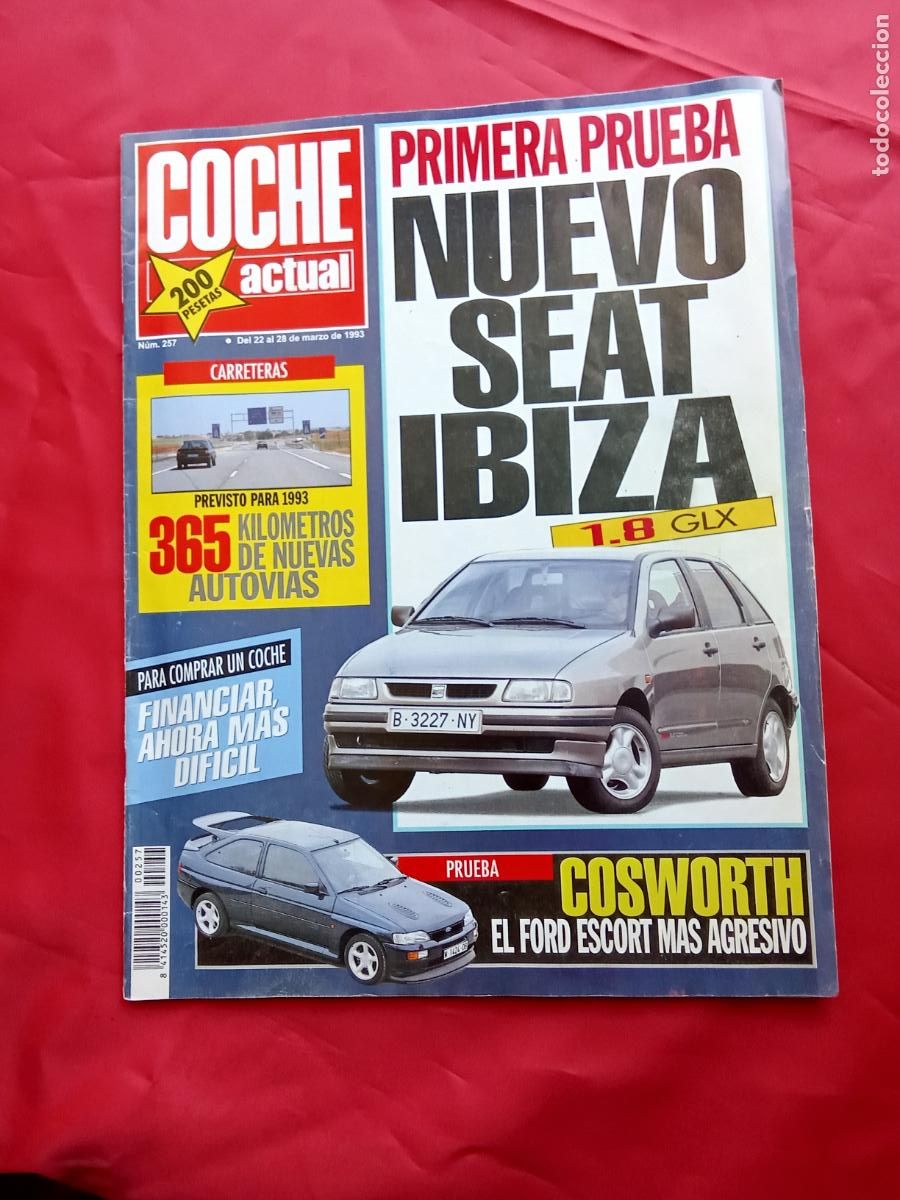 Livros em segunda m&atilde;o: Revista Coche actual N&uacute;m. 257 Marzo 1993 REV.1253