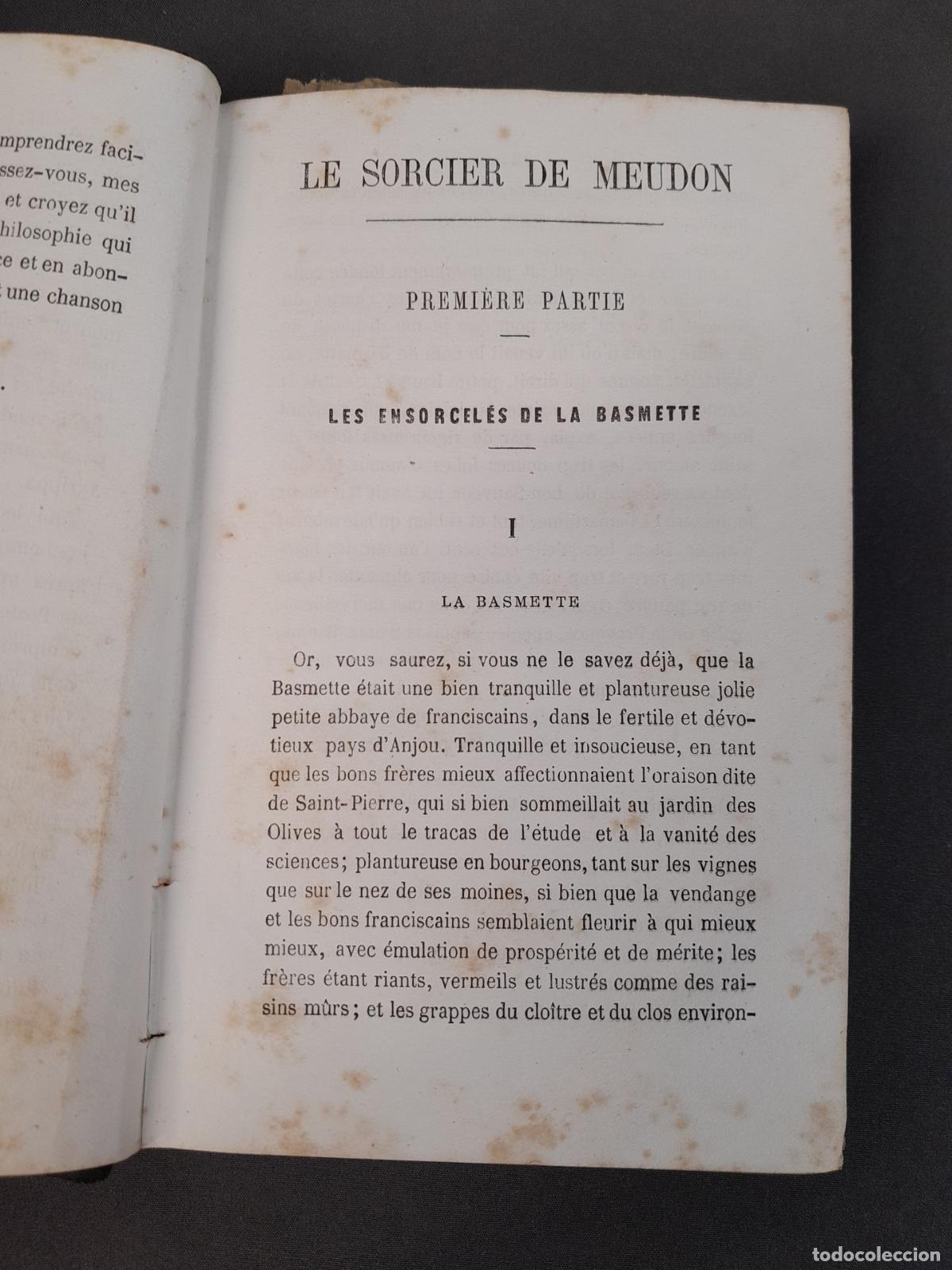 Libros: L-8260. LE SORCIER DE MEUDON.A.-L. CONSTANT. 1876 - Foto 2