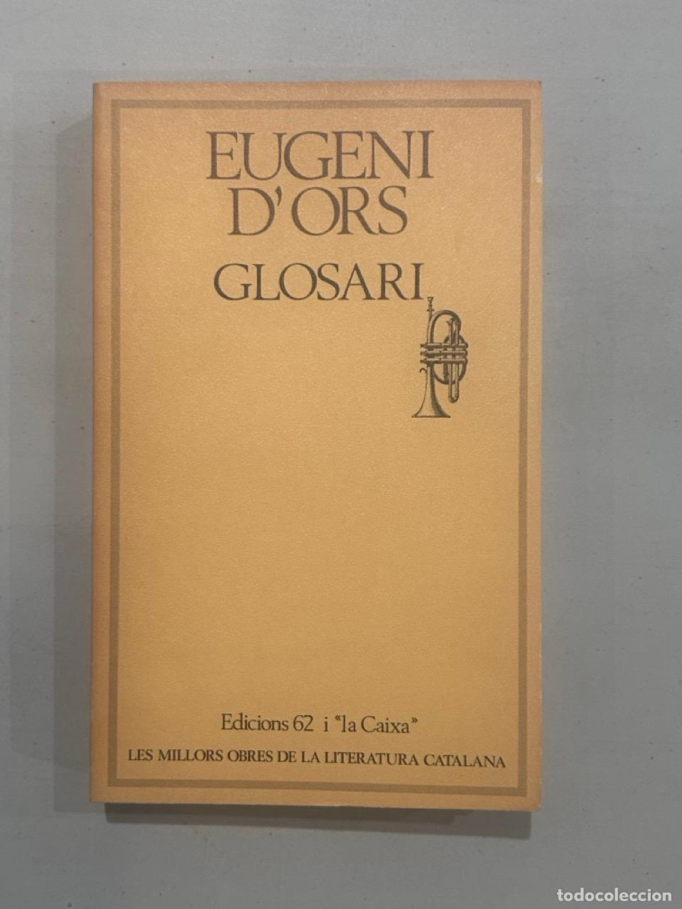 Libros: Eugeni dOrs - Glosari - Foto 1