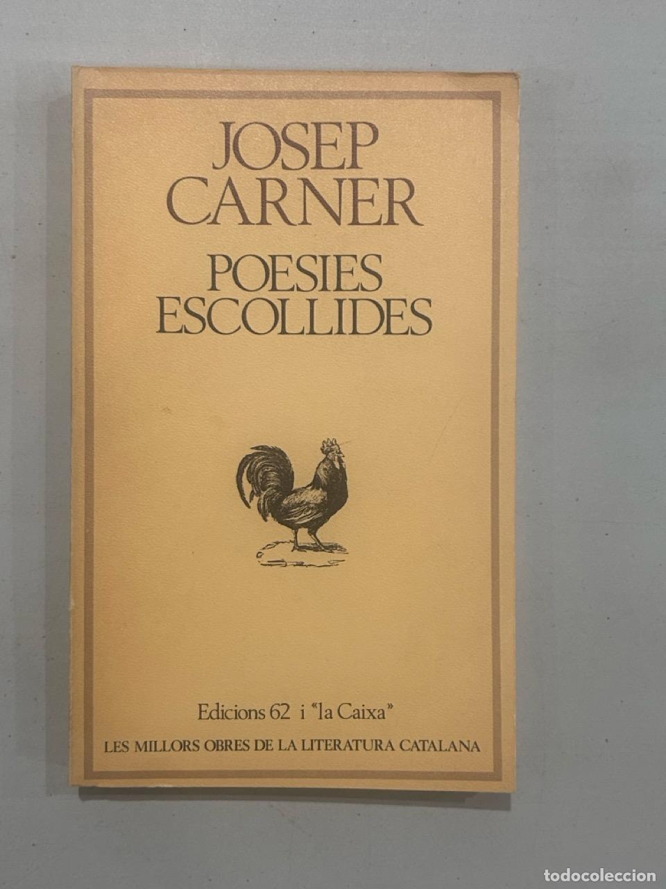 Libros: Josep Carner - Poesies escollides - Foto 1