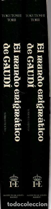Libros: EL MUNDO ENIGMATICO DE GAUDI. TOMO I. TEXTO. TOMO II. LAMINAS. - TOKUTOSHI, Torh.